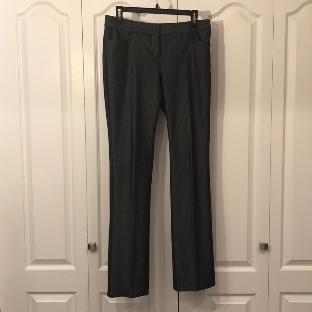 Lightly pinstriped dress pants